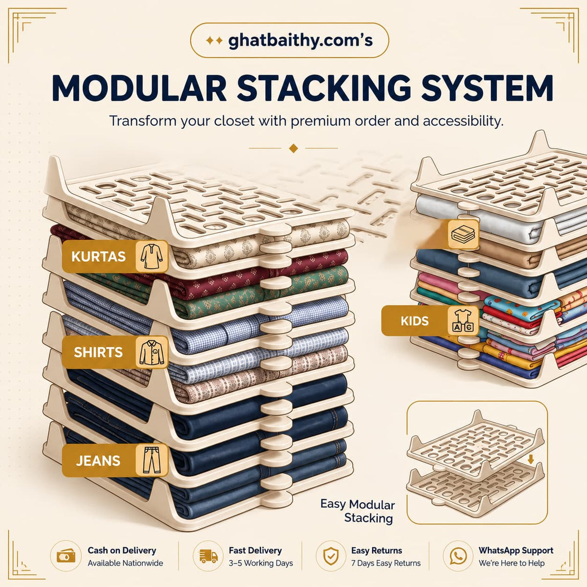StackSmart Wardrobe Organizer