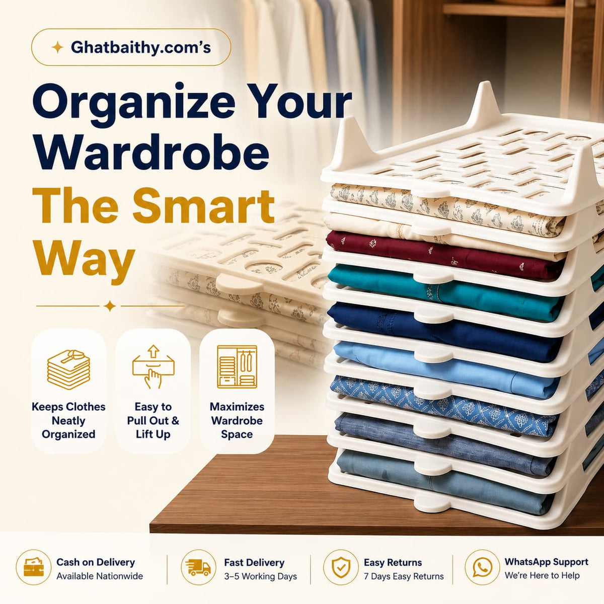StackSmart Wardrobe Organizer